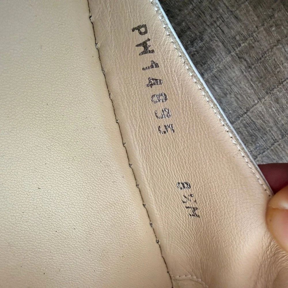 Stuart‎ Weitzman Espadrille Flats Wrap Up Tie Shoes Size 8.5M Vacation Beach
